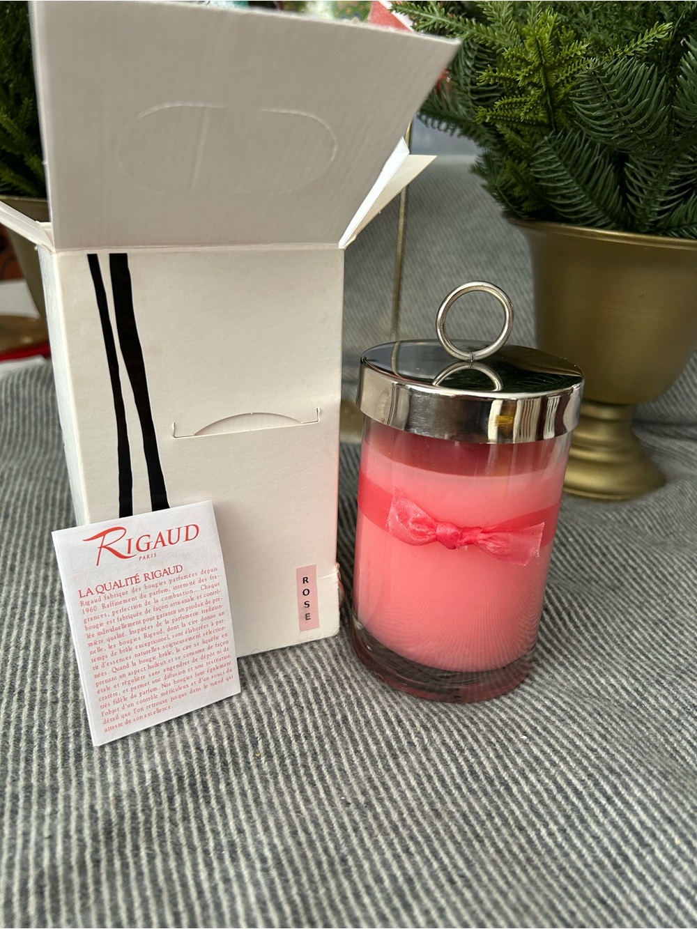 Rigaud Paris Large Rose Scented Candle